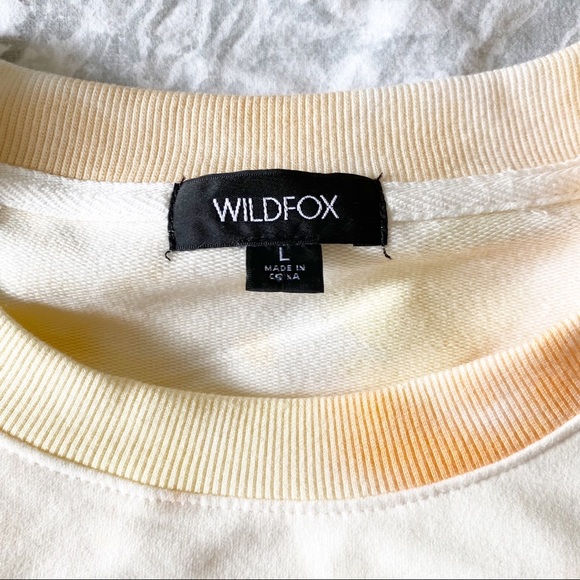 WILDFOX La Tigre Roadtrip Sweatshirt Tie Dye NWT - Picture 4 of 9